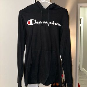 Black Long Sleeve Champion Shirt